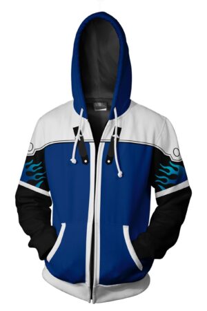 Kingdom Hearts Sora Hoodies - Zip Up Sora Wisdom Form Hoodie