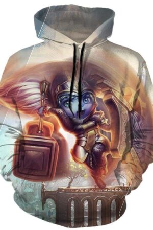 League Of Legend Poppy Hoodies - Pullover Red Hoodie,