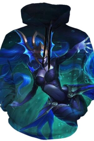 League Of Legend  Syndra Hoodies - Pullover Blue Hoodie