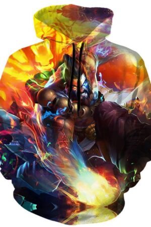 League Of Legend Udyr Hoodies - Pullover Yellow Hoodie