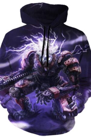 League Of Legend Wukong Hoodies - Pullover Black Hoodie