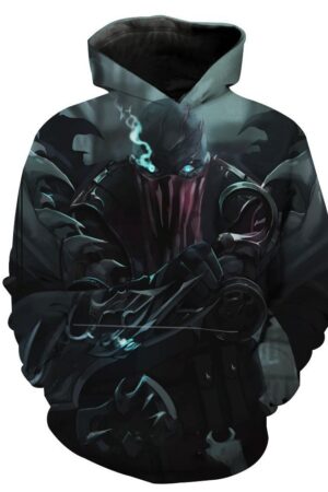 League of Legends Pyke Hoodies - Pullover Pyke Black Hoodie