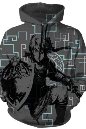 Legend Of Zelda Hoodies - Pullover Black Hoodie
