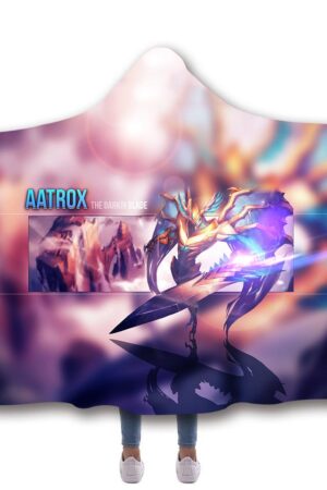 LOL Hooded Blankets - LOL AATROX Super Cool Fleece Hooded Blanket