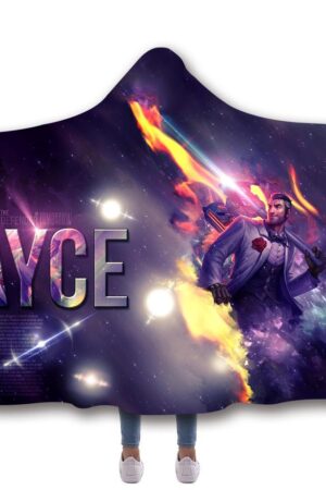 LOL Hooded Blankets - LOL JAYCE Super Cool Fleece Hooded Blanket