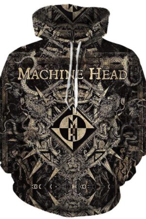 Machine Head Hoodies - Pullover Black Hoodie