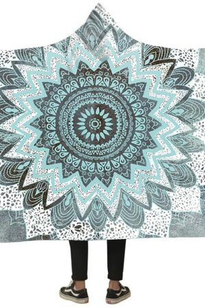 Magic Hooded Blankets - Magic Series Pattern Super Cool Fleece Hooded Blanket