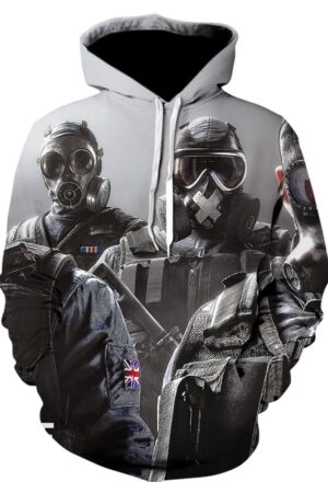 Men Mass Effect Sweatshirt Rainbow Six Siege Hoodie