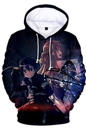 Men's Sweatshirt Hoodie 3D Sword Art Online Sportswear