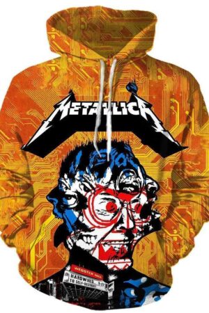 Metallica Hoodies - Pullover Yellow Hoodie