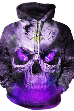 Minnesota Vikings Hoodies - Pullover Purple Hoodie