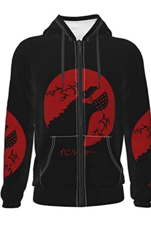 Monster Hunter Jacket - Teen Full Zipper Hooded Jacket