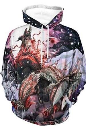 Monster Hunter World Hoodies - 3D Print Casual Pullover