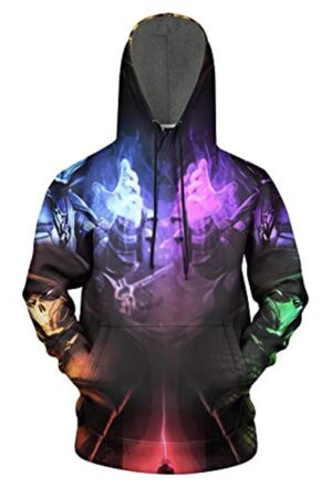Mortal Kombat Hoodie - Unisex 3D Realistic Digital Pullover Drawstring Hoodie