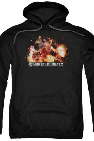 Mortal Kombat X/Scorpio Flames Hoodies - Pullover Adult Hoodie