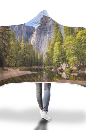 Natural Landscapes Hooded Blanket - Yosemite Half Dome Blanket