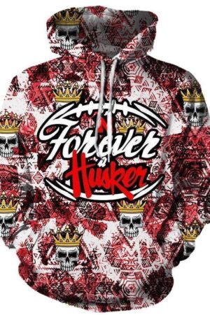 Nebraska Cornhuskers Hoodies - Pullover Red Hoodie