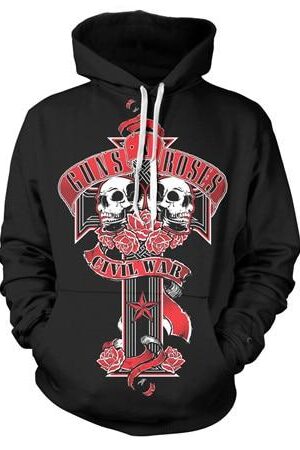 New Guns N' Roses Unisex 3D Print "Civil War" Hoodies