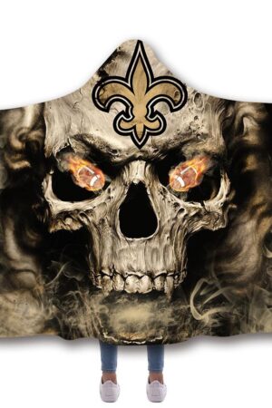 New Orleans Saints Hooded Blankets - Saints Fleece Hooded Blanket
