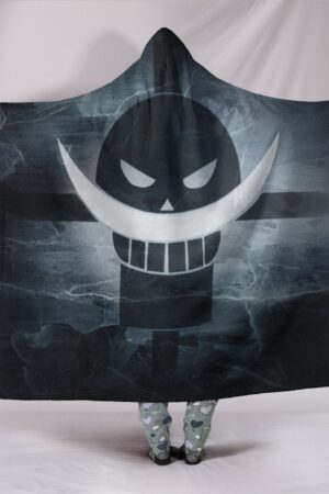 One Piece Hooded Blanket -  Whitebeard Symbol Blanket