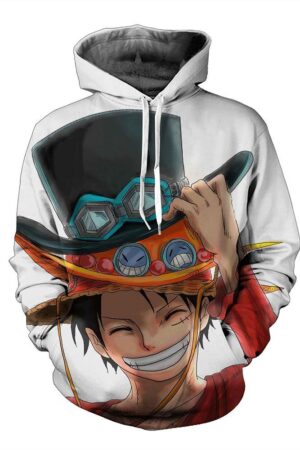 One Piece Hoodie - Monkey D. Luffy Pullover Hoodie
