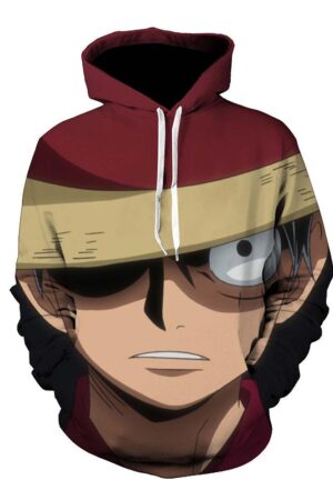 One Piece Hoodie - Monkey D. Luffy Pullover Hoodie
