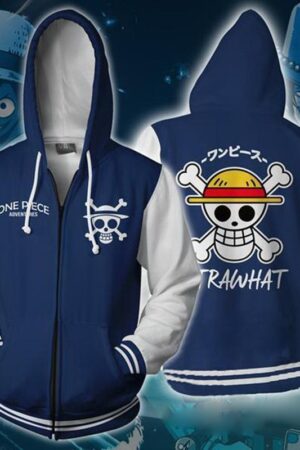 One Piece Hoodie - Monkey D. Luffy Zip Up Hoodie
