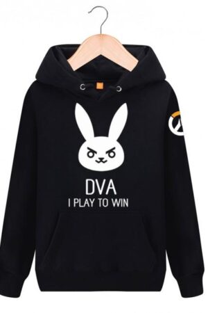 Overwatch D.va Hoodies - Pullover Black  Hoodie