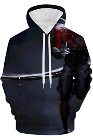 Overwatch Hoodie - Genji 3D Print Hooded Pullover Sweatshirt