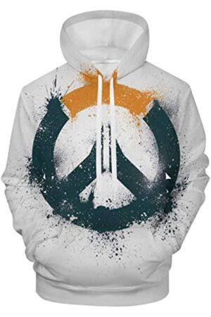 Overwatch Hoodie - Overwatch Logo 3D Print Hooded Pullover Sweatshirt