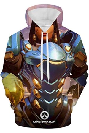 Overwatch Hoodie - Pharah 3D Print Hooded Pullover Sweatshirt