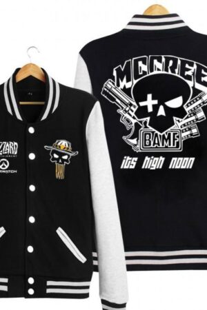 Overwatch Mccree Coats - Black Button Style Coat