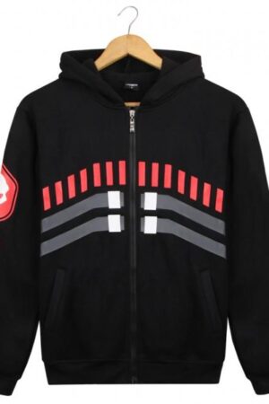 Overwatch Reaper Hoodies - Zip Up Black Hoodie