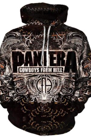 Pantera Hoodies - Pullover Black Hoodie