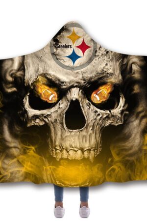 Pittsburgh Steelers Hooded Blankets - Pittsburgh Steelers Series Fleece Hooded Blanket