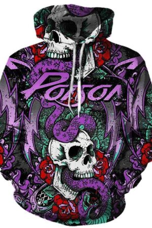 Poison Hoodies - Pullover Purple Hoodie