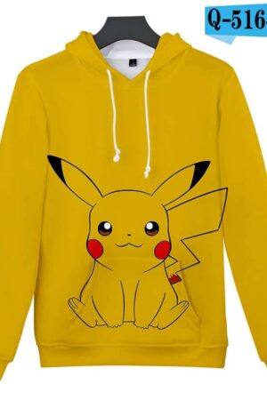 Pokemon 3D Print Design Hoodies - Anime Hooded Sweatshirts