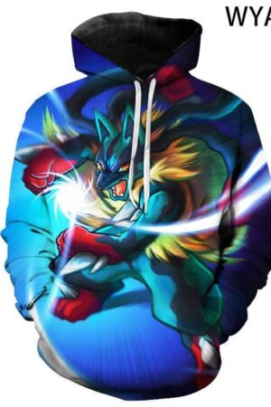 Pokemon 3D printed Hoodies - Fashion Sweatshirts