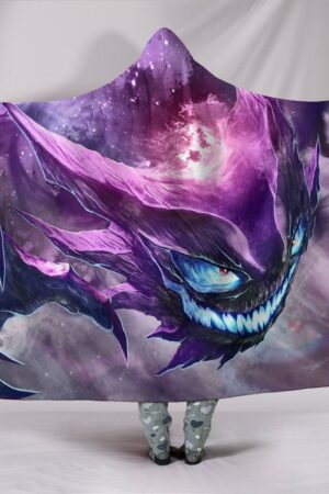 Pokemon Hooded Blankets - Ghost Pokemon Haunter Hooded Blanket