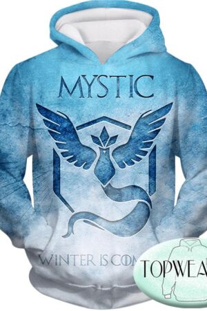 Pokemon Hoodies - Articuno Mystic Pokemon 3D Hoodie