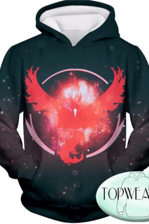 Pokemon Hoodies - Legendary Fire Pokemon 3D Hoodie