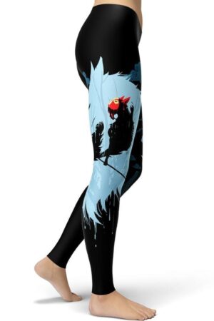 Princess Mononoke Parrot Printed Leggings