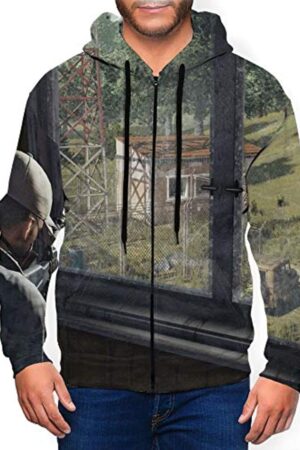PUBG Hoodies - 3D Print Game Playerunknown's Battlegrounds Pullover with Pockets