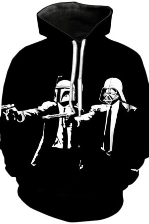 Pulp Fiction Dark side | Star Wars 3D Printed Hoodie