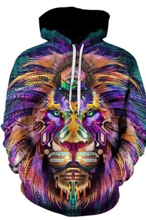 Purple Mane 3D Printed Hoodie