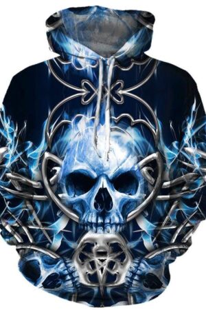 Queensryche Hoodies - Pullover Blue Hoodie
