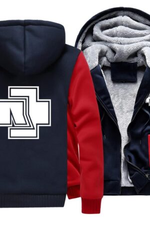 Rammstein  Jackets - Solid Color Rammstein Series Icon Super Cool Fleece Jacket