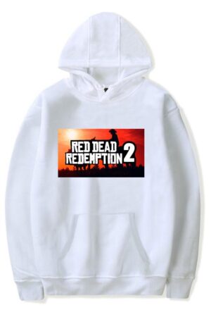Red Dead Redemption 2 Hoodies - Solid Color Red Dead Redemption 2 Icon Hoodie