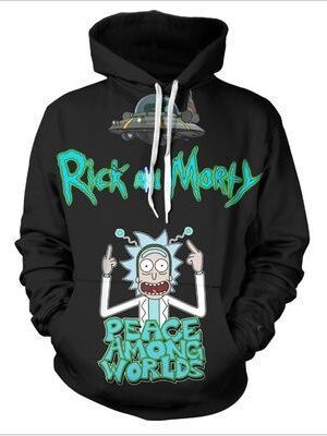 Rick and Morty 3D Print Unisex Sweatshirt Hoodie
