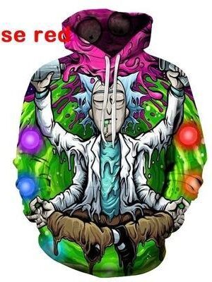 Rick and Morty Hoodie 3D Print Unisex Sweatshirt